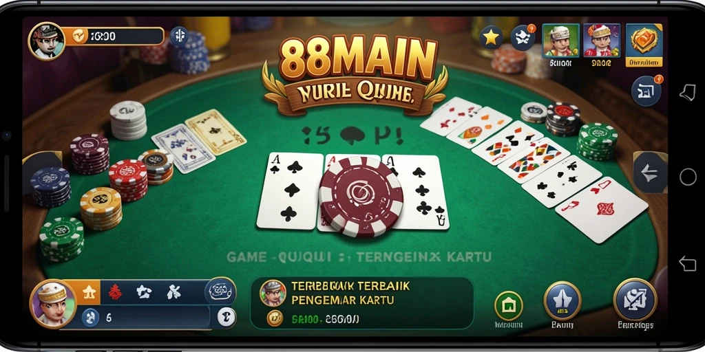 Tampilan gameplay QiuQiu yang menegangkan dan menarik di 88MAIN.