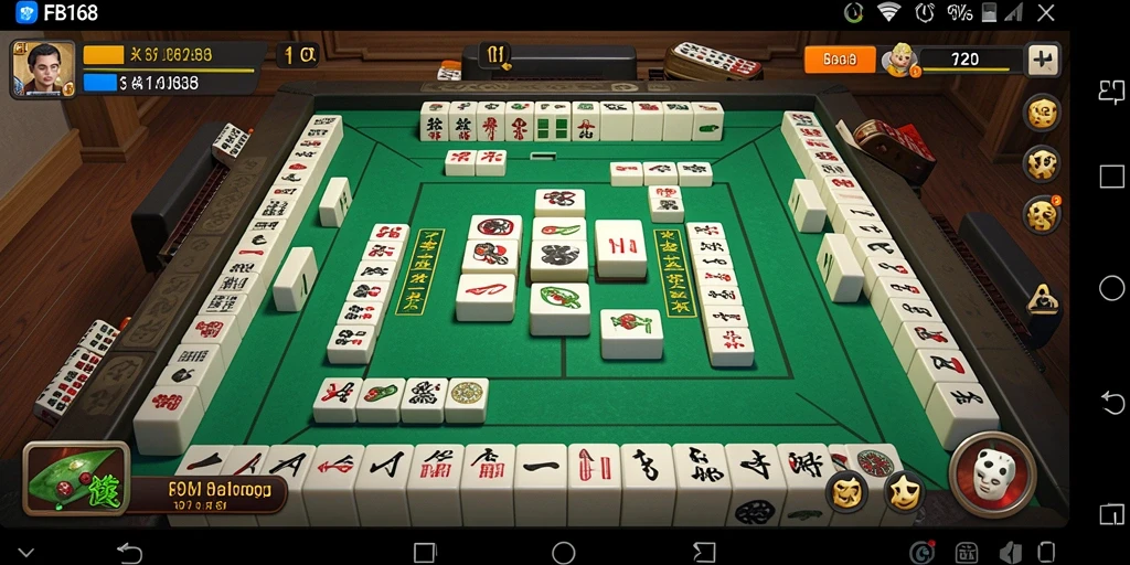 Tampilan menarik gameplay Mahjong di FB168.