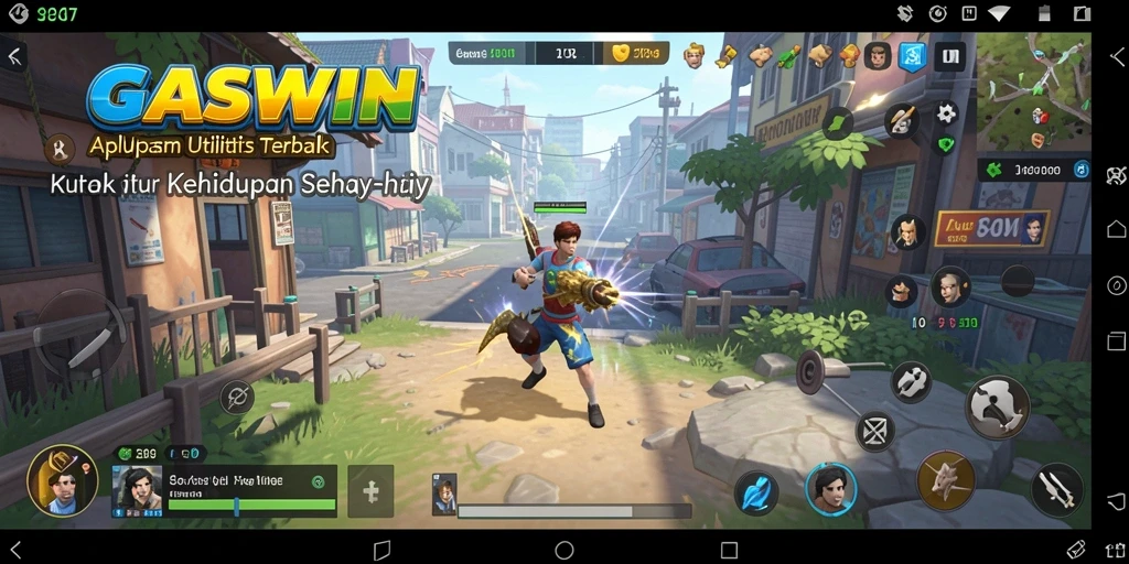Tampilan antarmuka GASWIN yang user-friendly dan fungsional.