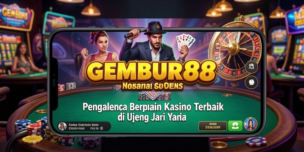 Tampilan gameplay GEMBUR88 dengan berbagai pilihan permainan Kasino.