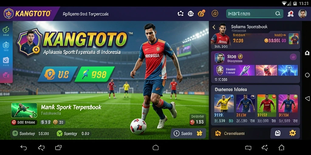 Tampilan gameplay KANGTOTO dengan taruhan olahraga yang mendebarkan.