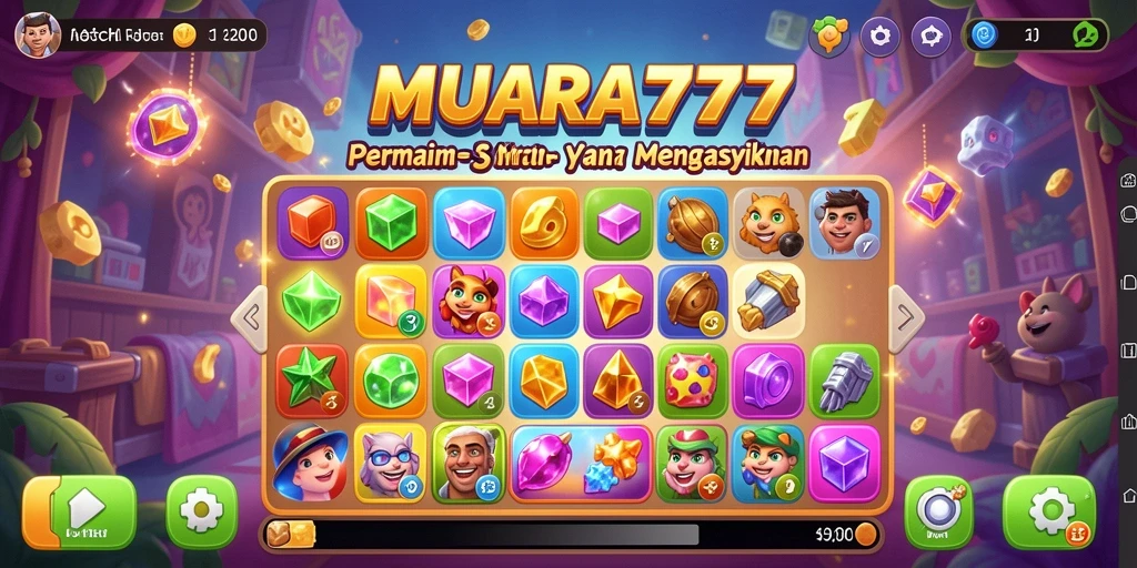 Tampilan menarik dari gameplay MUARA777 yang penuh warna.