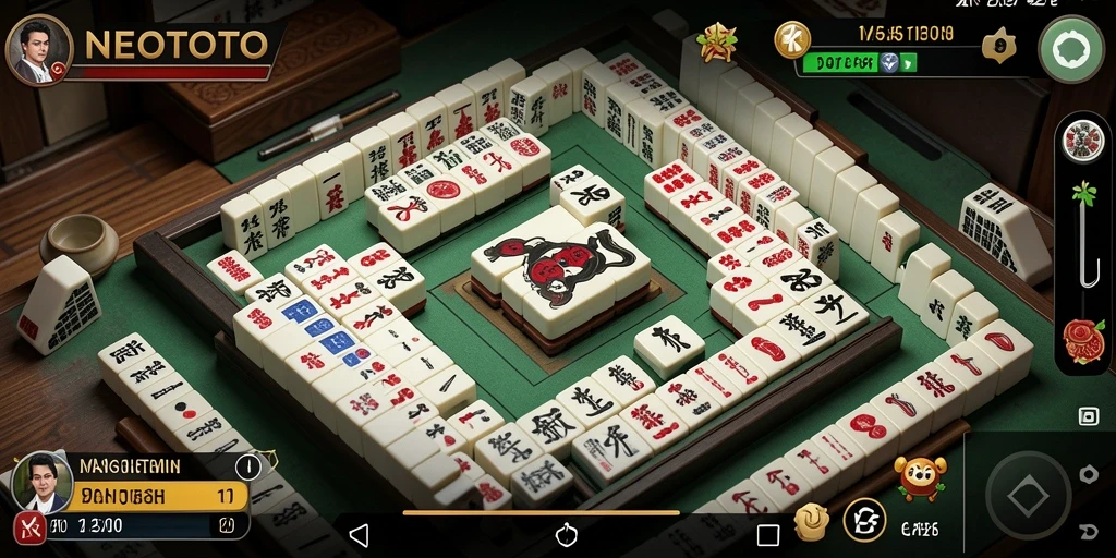 Gameplay menarik NEOTOTO dalam permainan Mahjong.