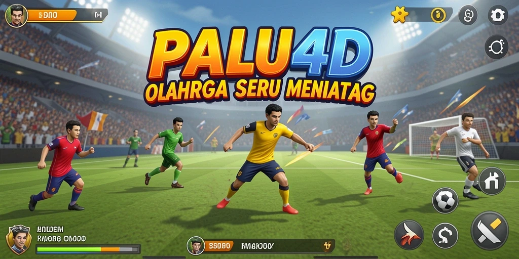Tampilan gameplay seru dari PALU4D yang menunjukkan aksi olahraga.