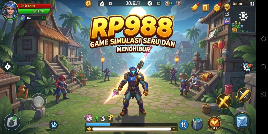 Screenshot RP888 menampilkan gameplay Simulation yang dinamis dan grafis menarik.
