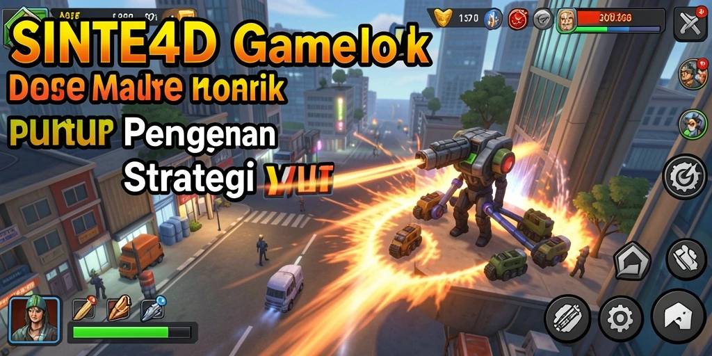 Tampilan gameplay <strong>SINTE4D</strong> dengan elemen Idle yang memikat.