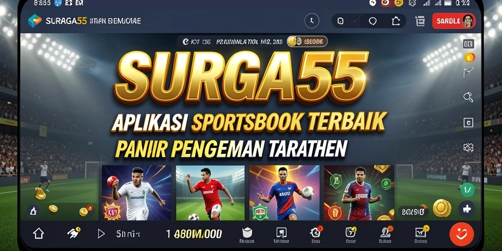 Tampilan gameplay <strong>SURGA55</strong> yang menarik dan interaktif untuk taruhan olahraga.
