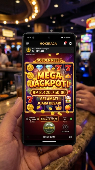 Proses pengunduhan aplikasi di Hokiraja yang cepat dan efisien.
